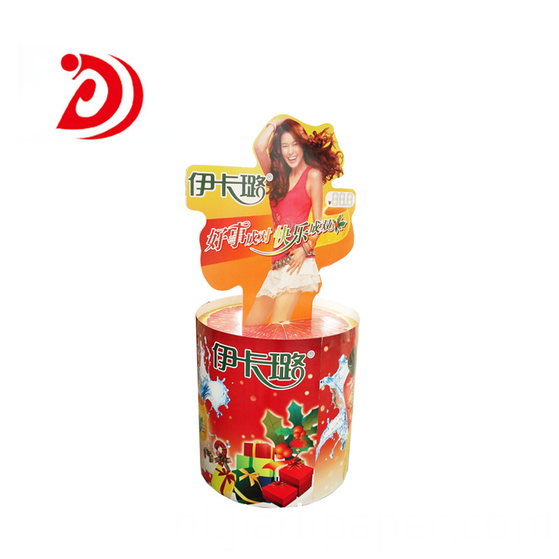 Kartonnen roterende displaystandaard Cardboard Rotating Display Stand
